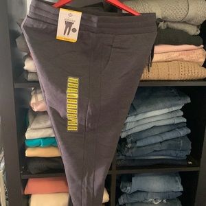 Brand new, dark gray, Ribbed jogger pants